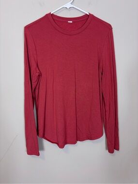 lululemon athletica Women’s Long Sleeve Crewneck Top - Rose 8
